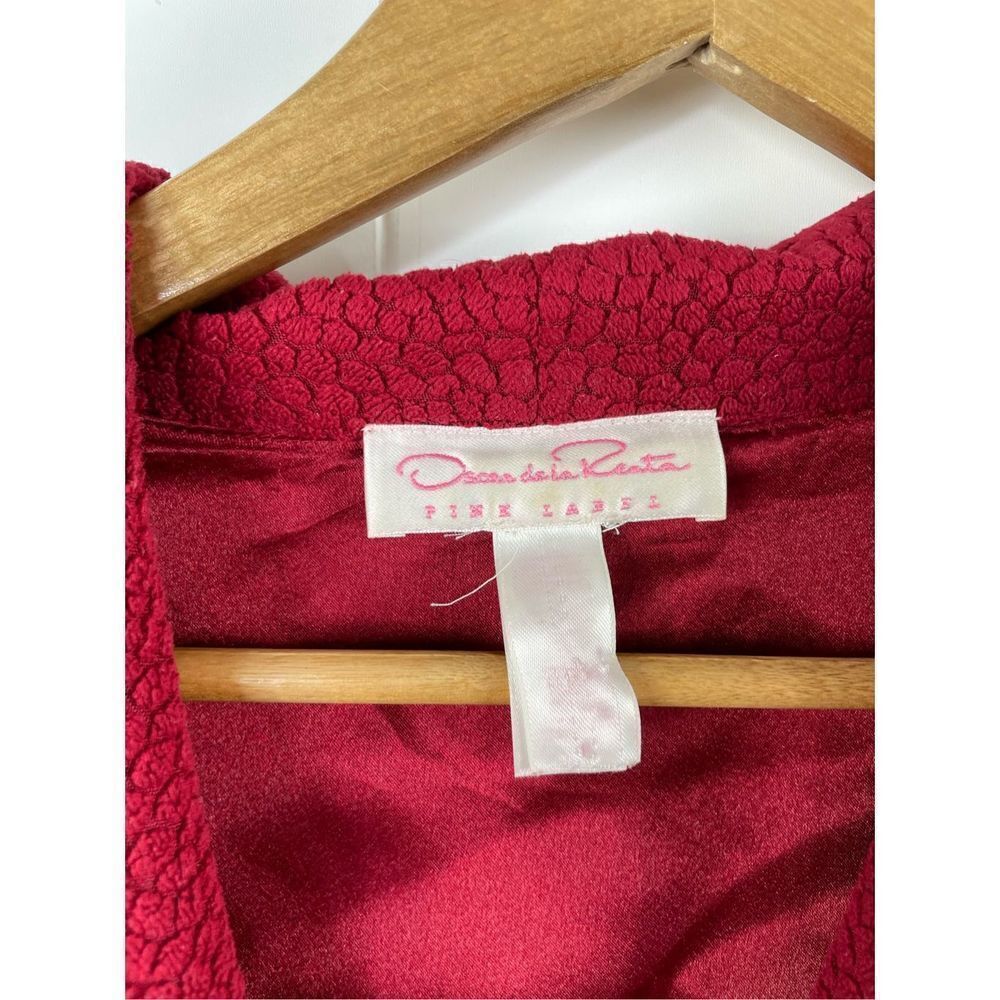 Oscar de la Renta Pink Label Robe Size L‎ - Picture 9 of 12
